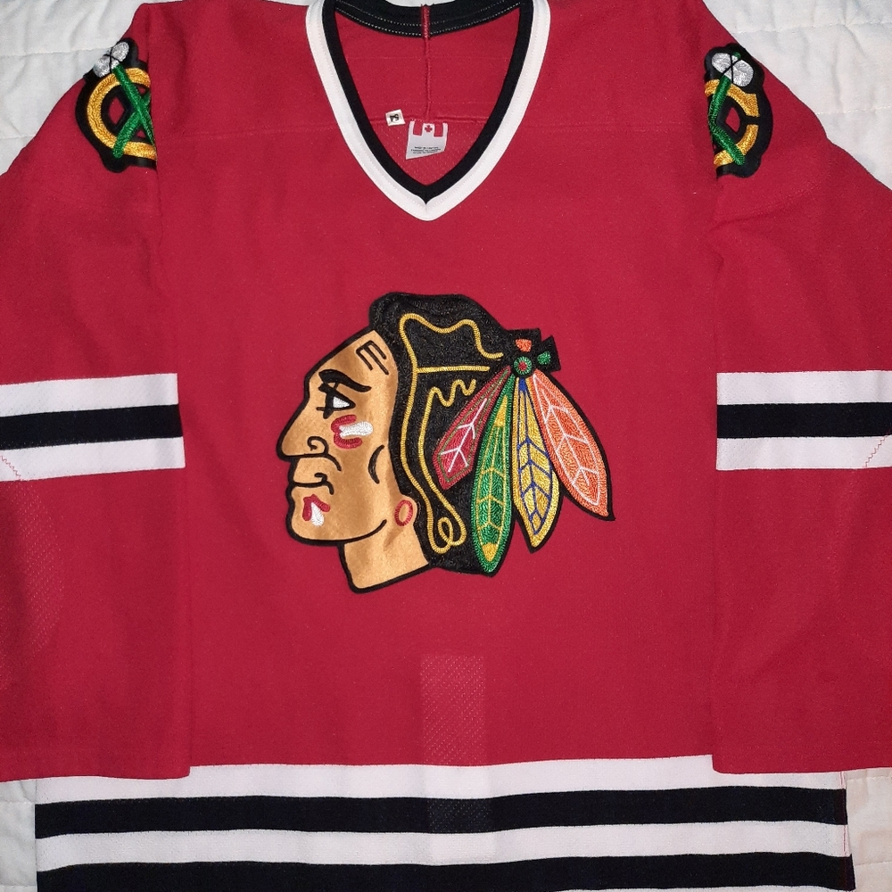 Vintage Authentic Blackhawks Jersey